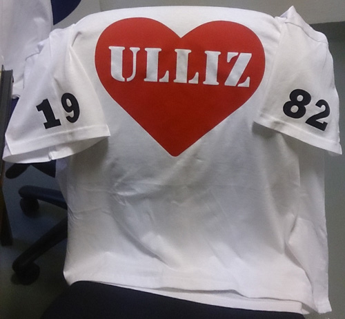 T-shirt med tryck Ulliz, tryckt av Andys Service, Dals Lnged